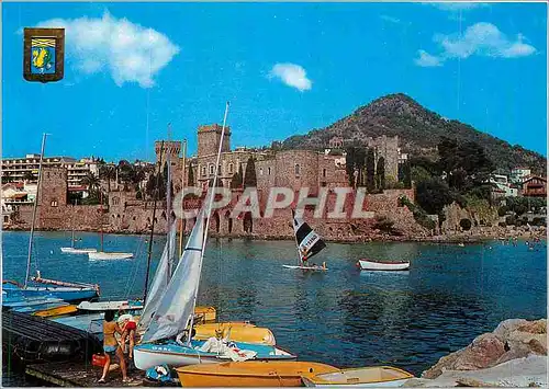 Cartes postales moderne La Napoule Le chateau et le Mont San Peyre