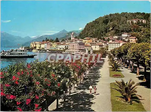 Cartes postales moderne Bellagio Lac de Come Promenade au Lac