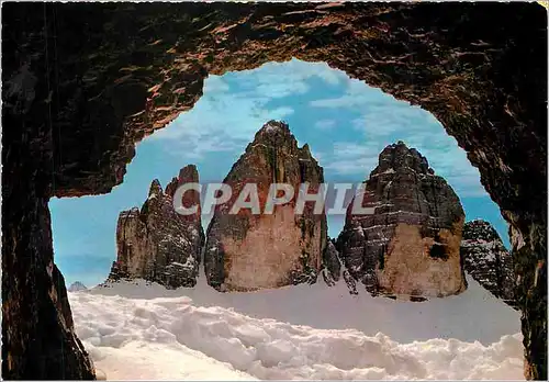 Cartes postales moderne Dolomites les trois cimes de Lavaedo Parole Nord