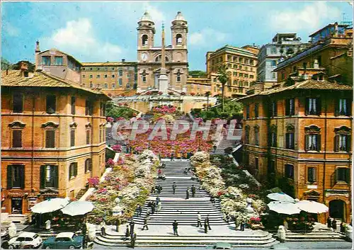 Cartes postales moderne Roma Place d'Espagne et Trinite des Monti