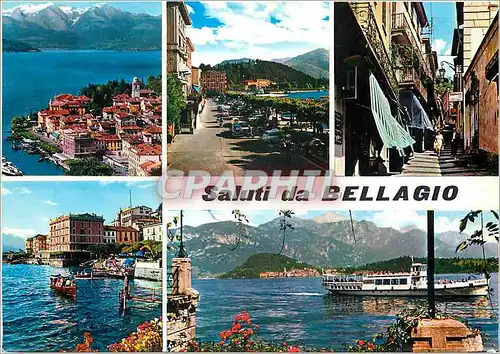 Cartes postales moderne Saluti da Bellagio