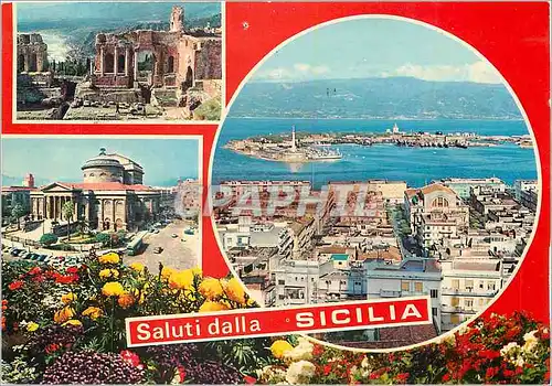 Cartes postales moderne Saluti dalla Sicilia