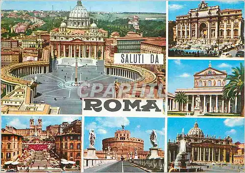 Cartes postales moderne Saluti da Roma