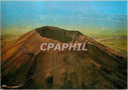 Cartes postales moderne Napoli Vesuvio Cratere actuel et sentier de mt 1000