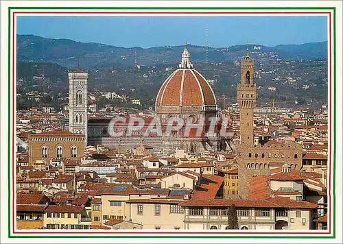 Cartes postales moderne Firenze La Cathedrale di Santa Maria del Fiore e Palazzo Vecchio