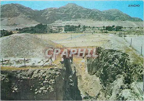 Cartes postales moderne Jericho les anciennes murs du Jericho