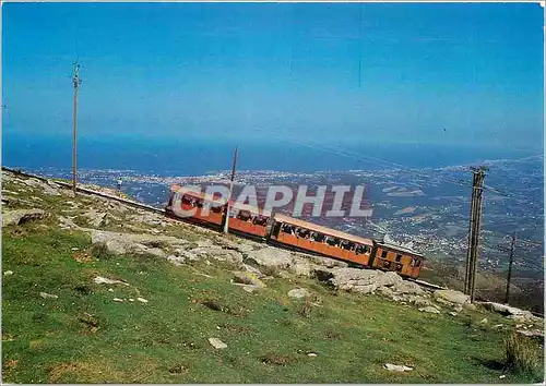 Cartes postales moderne Funiculaire et au fond Saint Jean de Luz