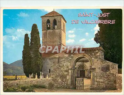 Moderne Karte Saint Bertrand de Comminges Eglise St Just de Valcabrere (XIe XIIe s)