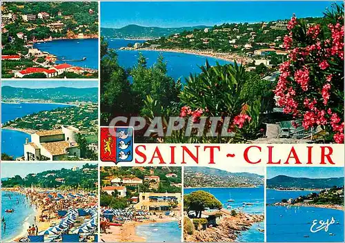 Cartes postales moderne La Cote d'Azur Varoise Commune du Lavandou Saint Clair (Var) La Plage Vue generale