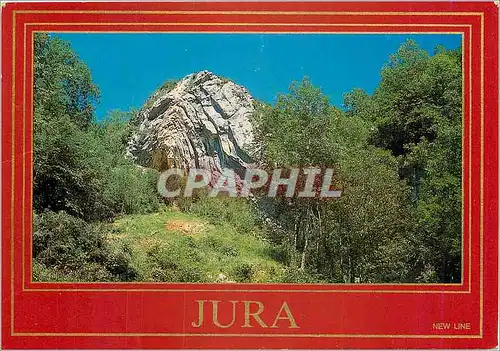 Moderne Karte Images de Franche Comte Route de St Claude a la Facille par Mijoux le chapeau de gendarme