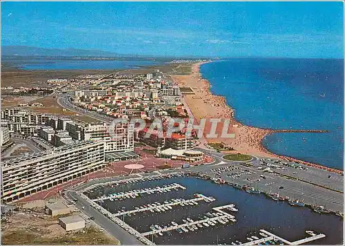 Cartes postales moderne Saint Cyprien Plage Vue generale du Port