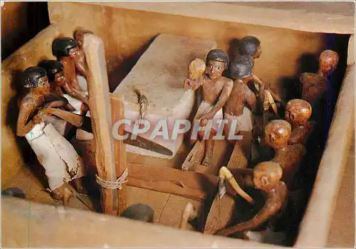 Moderne Karte La Musee Egyptien Cairo Atelier de menulserie 11e Dyn 2060 av Chr