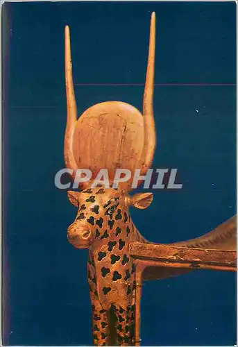 Cartes postales moderne Tete de la vache Hathore du lit royal