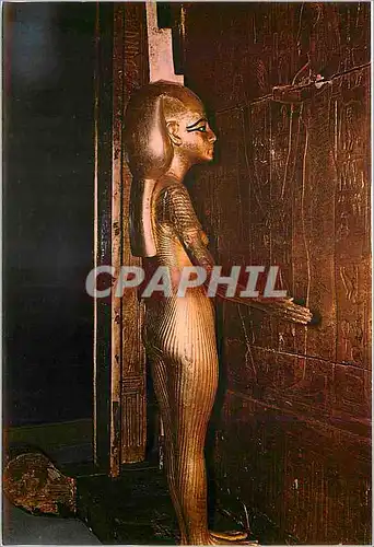 Moderne Karte La Musee Egyptien Cairo Statue de la deesse Isis