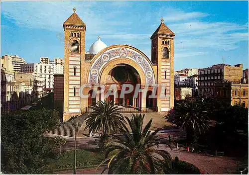 Moderne Karte Algerie Oran Cathedrale