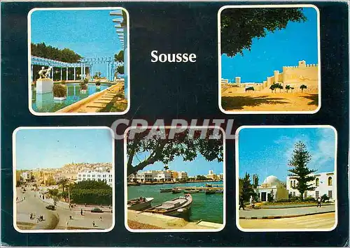 Moderne Karte Vues de Sousse