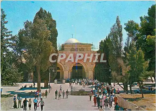 Moderne Karte Jerusalem Mosquee d'el Aqsa