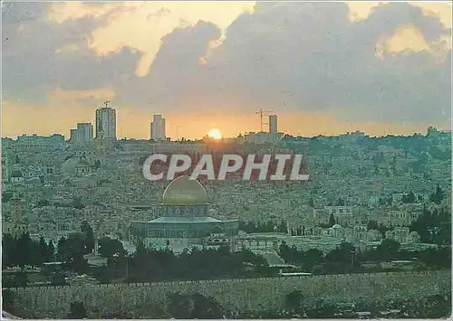 Cartes postales moderne Jerusalem La citadelle la nuit