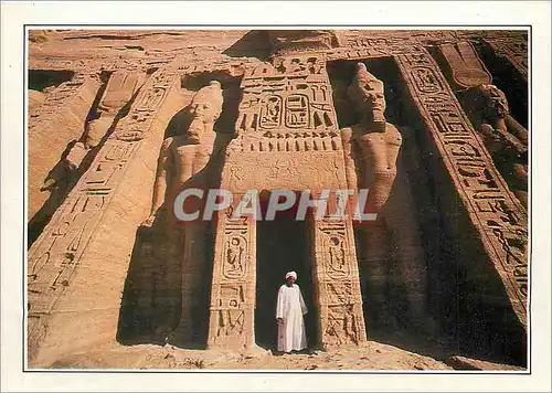 Moderne Karte Abu Simbel Le temple de Nefertari