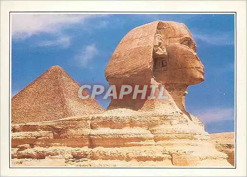 Moderne Karte Le Sphinx de Gizeh