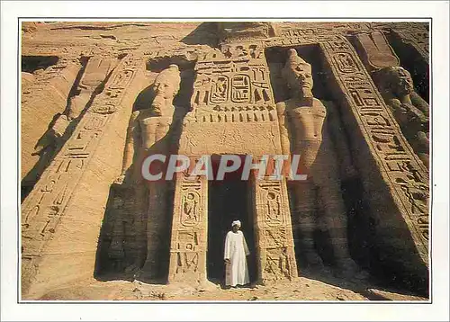 Moderne Karte Abu Simbel le temple de Nefertari