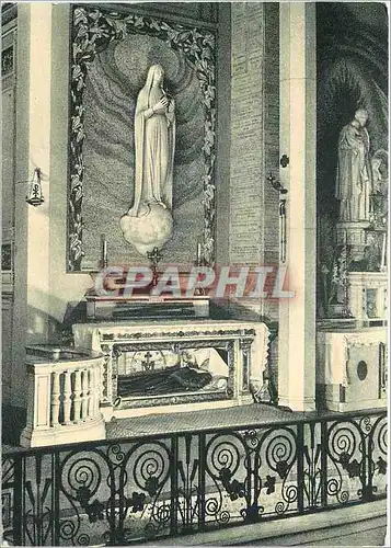 Moderne Karte Chapelle de la Medaille Miraculeuse Autel de la Vierge puissante Chasse de Sainte Catherine labo