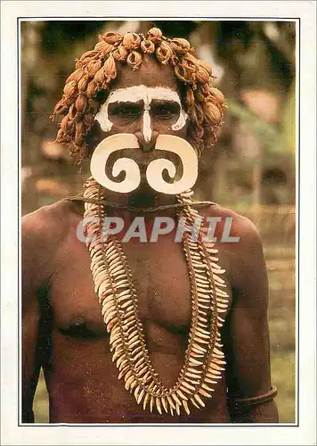 Cartes postales moderne Papua ex Guinea Nouvelle Guinee Guerrier Asmat