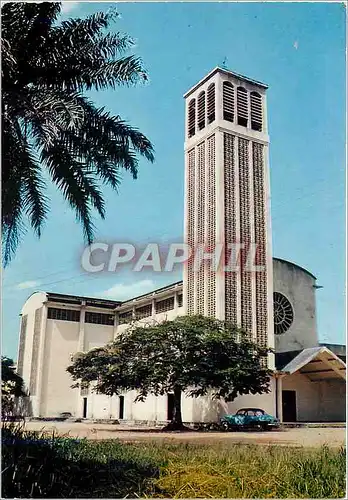 Moderne Karte Pointe Noire La Cathedrale