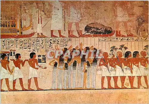 Cartes postales moderne Tombeau de Ramose Un groupe de pleureuses