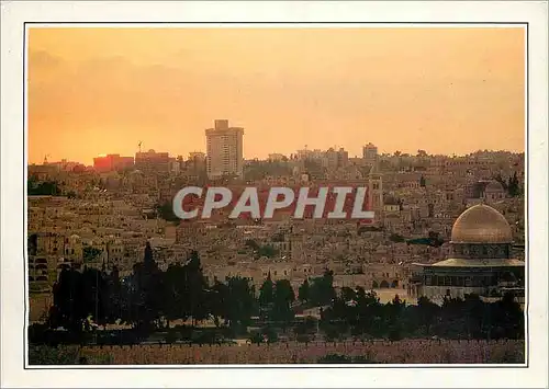 Cartes postales moderne Jerusalem La Ville sainte et le Dome du Rocher
