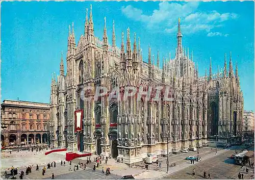 Moderne Karte Milano Le Dome