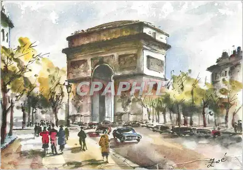 Cartes postales moderne Paris Arc de Triomphe de I'Etoile