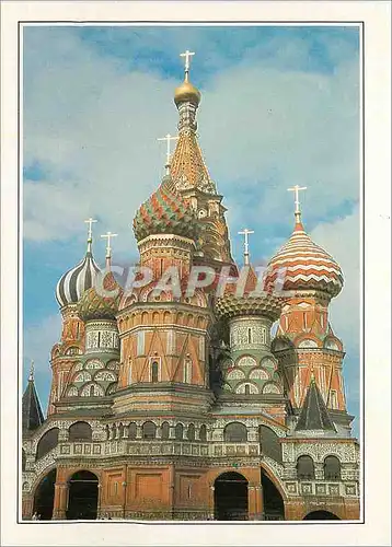 Cartes postales moderne Moscou Basilique de Basile le Bienheureux
