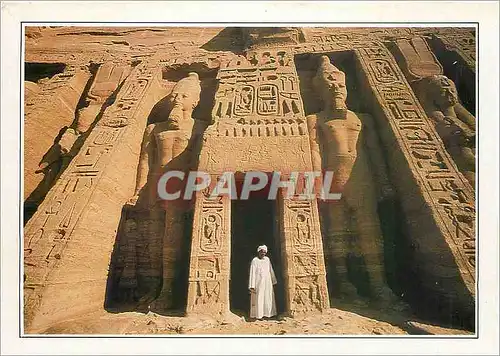 Moderne Karte Abu Simbel Le temple de Nefertari