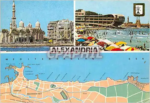 Cartes postales moderne Alexandria Mediterranean Sea