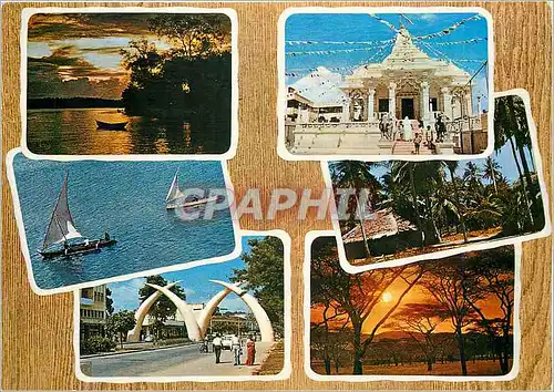 Cartes postales moderne Mombasa et paysages cotiens
