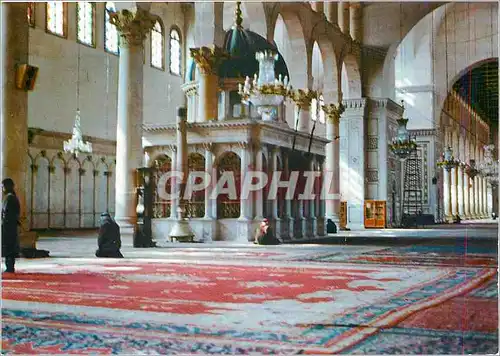 Cartes postales moderne Damas Syrie Mosquee des Omayades Tombeau de St Jean