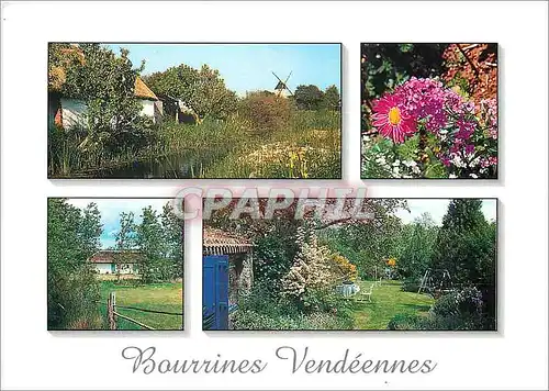 Moderne Karte Bourrines Vendeennes