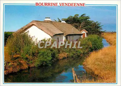 Moderne Karte Bourrine Vendeenne