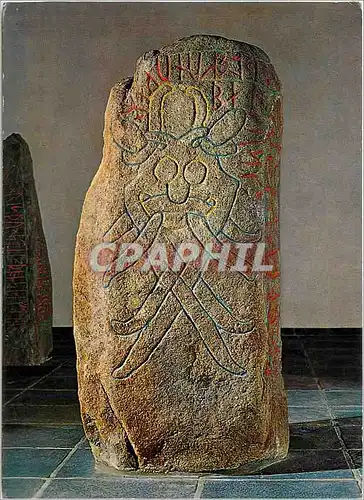 Cartes postales moderne One of the runic stones from Arhus