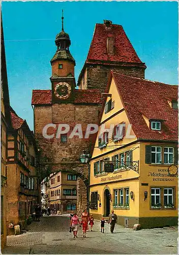 Moderne Karte Rothenburg Tauber