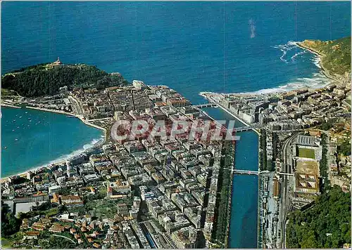 Cartes postales moderne San Sebastian Vue aerienne