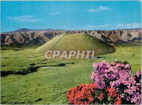 Cartes postales moderne Spring Scenery Volcano Mt Aso
