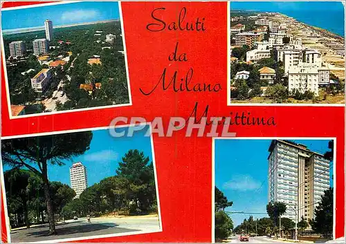 Cartes postales moderne Saluti da Milano Marittima