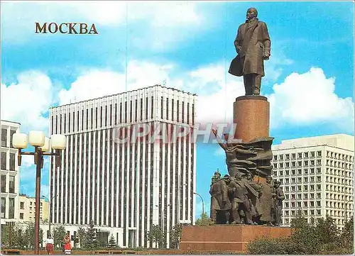 Cartes postales moderne Mockba Moscow Monument of V I Lenin in October Square  Lenine