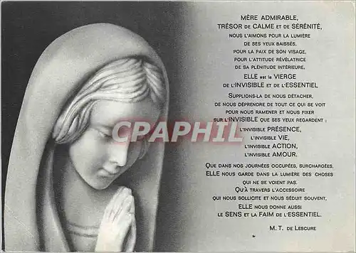 Cartes postales moderne Chapelle de la Medaille Miraculeuse
