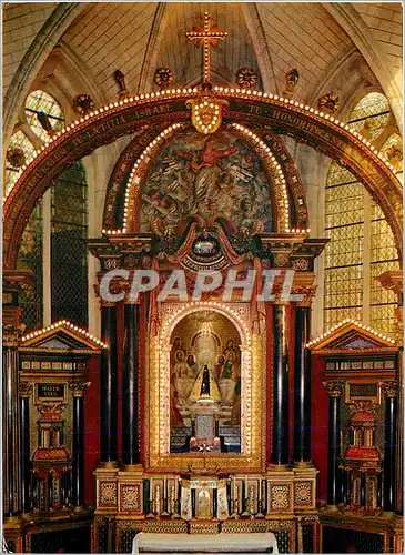 Moderne Karte Notre Dame de Liesse Aisne L'Autel et les colonnes de Jaspe