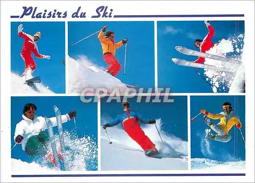 Moderne Karte Plaisirs du Ski