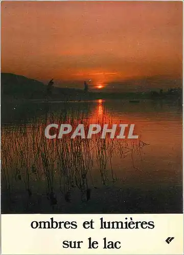 Cartes postales moderne Aube sur un lac
