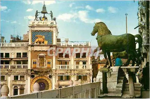 Moderne Karte Venezia Particuliers de la Basilique Les Chevaux